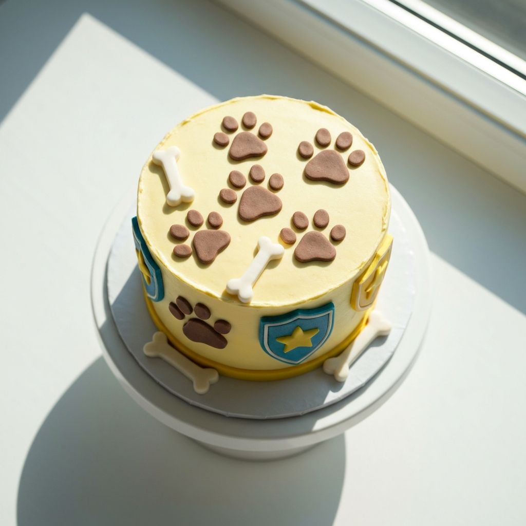 Creative custom character cake with vibrant colours