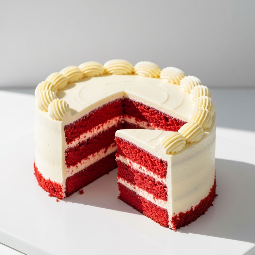 Red velvet elegance cake
